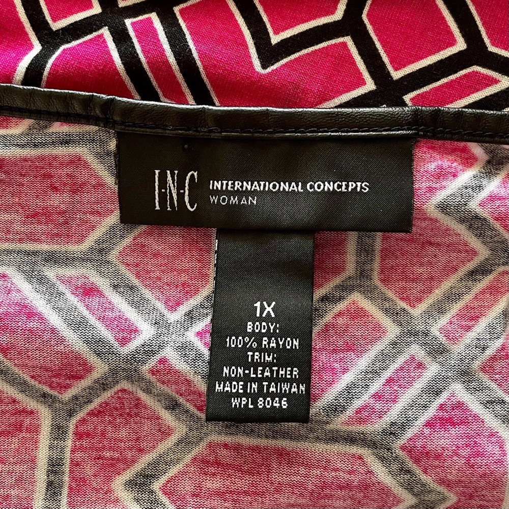 INC International Concepts Pink Blouse - Picture 3 of 4